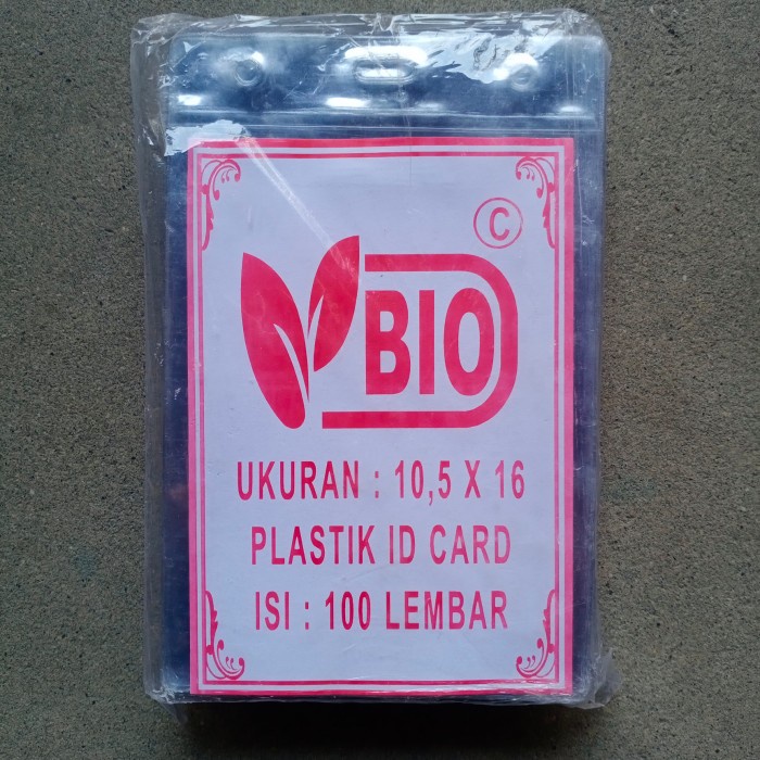 

Plastik ID CARD/ ID CARD Holder/Plastik Name Tag 10,5 x 16 - 100 lbr