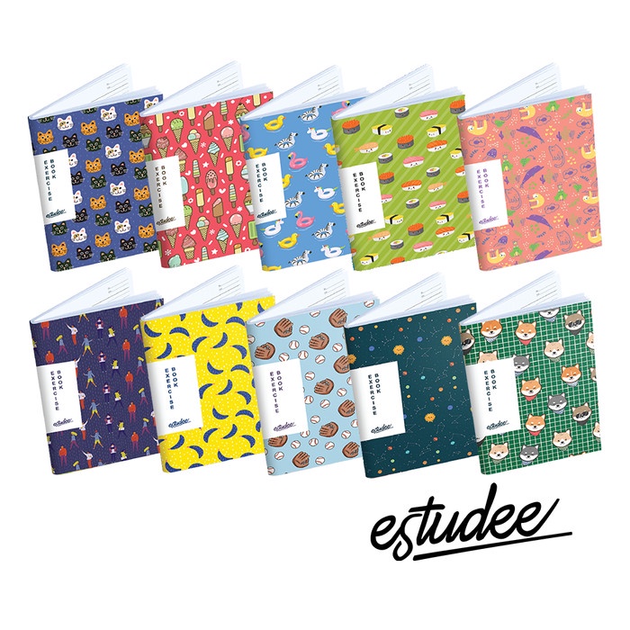 

Buku Tulis ESTUDEE F B5 Fncy Pattern / 10 Buku