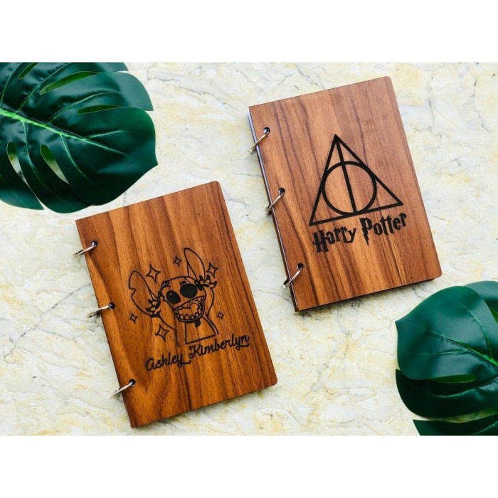 

CUSTOM WOODEN BOOK / BUKU KAYU CUSTOM SIZE A5