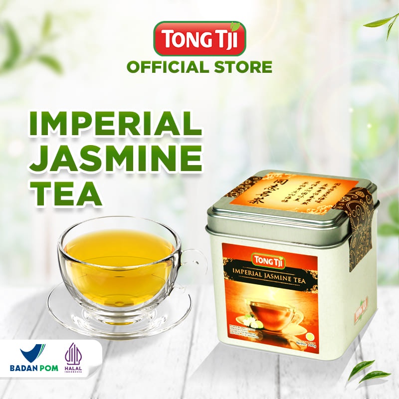 

Tong Tji Imperial Jasmine Tea 100g, Teh Seduh per Kaleng