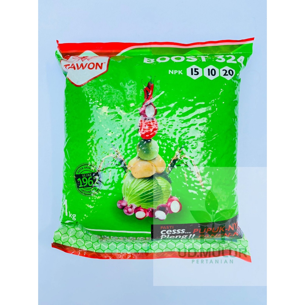 Pupuk NPK 15-10-20+TE BOOST 324 Cap Tawon 1Kg