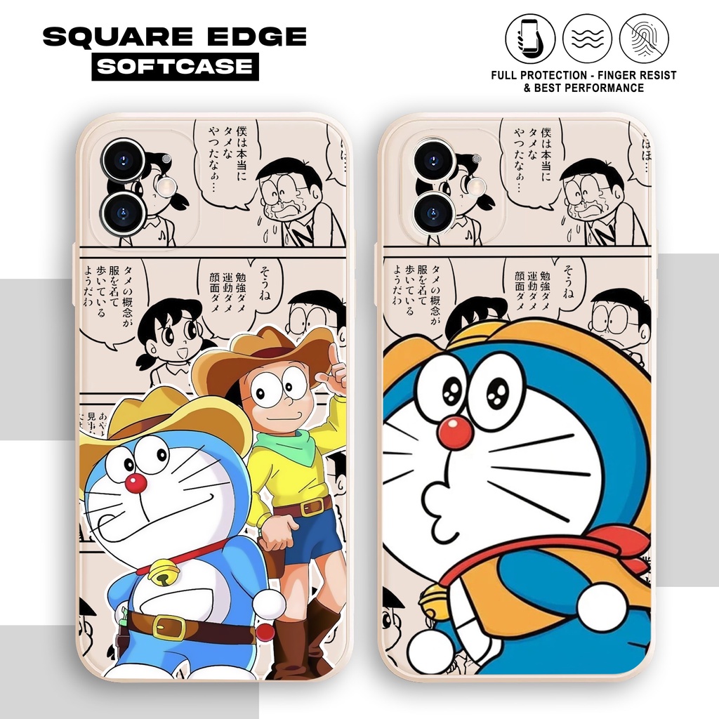 Case Oppo A17 A57 A15 A16 A78 A16K A5S A12 A54 A76 RENO4 RENO4F RENO7 Doraemon Cowboy CA524 Casing S