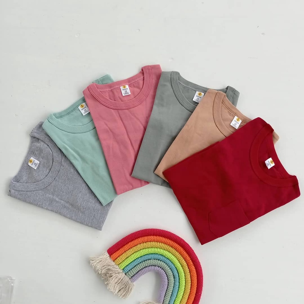 Kaos Anak Cowok Kaos Anak Laki Laki Kaos Branded Polos Kaos Polos Saku Kaos Anak Warna OSTRICH OSKSL