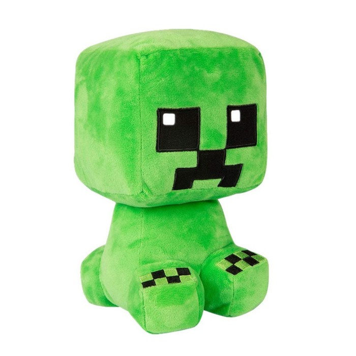 Mainan Boneka Plush Minecraft Creeper Enderman Pixel Ukuran Besar