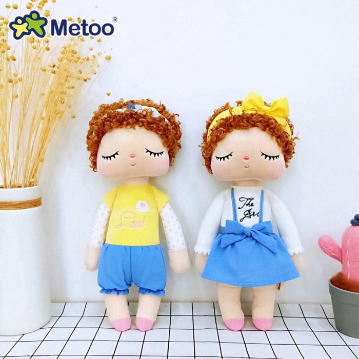 Boneka Metoo Kribo Tinggi 33cm / Boneka Anak Lucu / Boneka Metoo - Purple