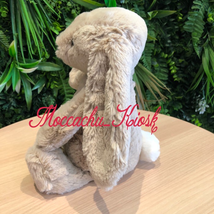 Jellycat Bashful Beige Bunny Medium / boneka kelinci coklat medium - NO TAG