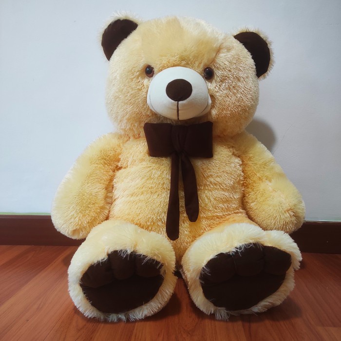 Boneka Beruang 1 Meter Jumbo Murah  - cream