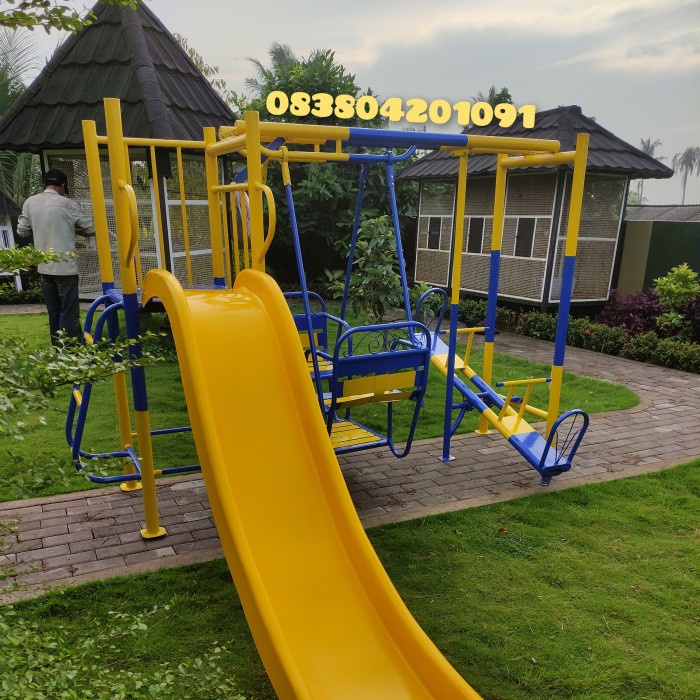 playground outdoor kombinasi taman bermain anak