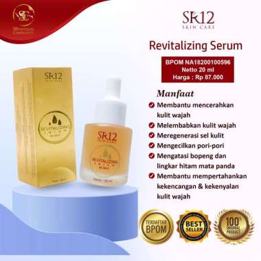REVITALIZING SERUM SR12 / Serum Wajah Muka Revitalizing SR 12 / Original 100% Official SR12