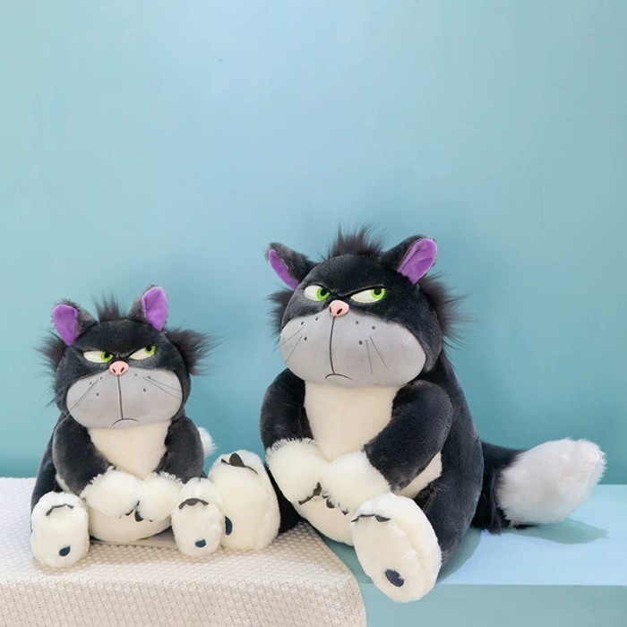 Boneka Kucing Muka Sebel Jelek Spesial Kado Hadiah Annoyed Cat Doll - Kucing 35cm