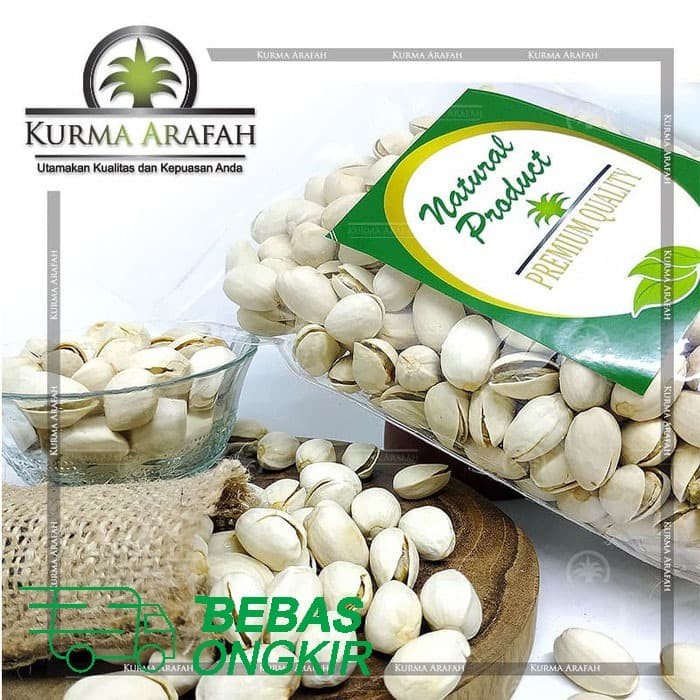 

kacang pistachio 1 kg fustuk camilan sehat Import Kacang Arab