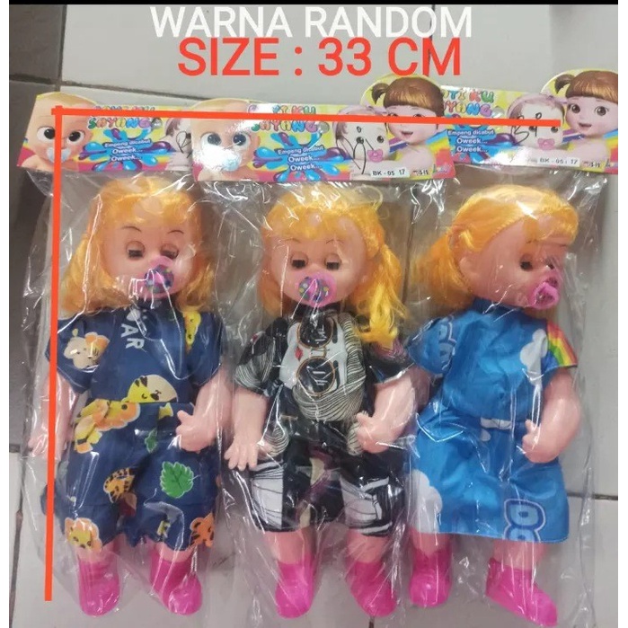 UKURAN BESAR Mainan Anak Perempuan Bayi Boneka Susan Bisa Nangis