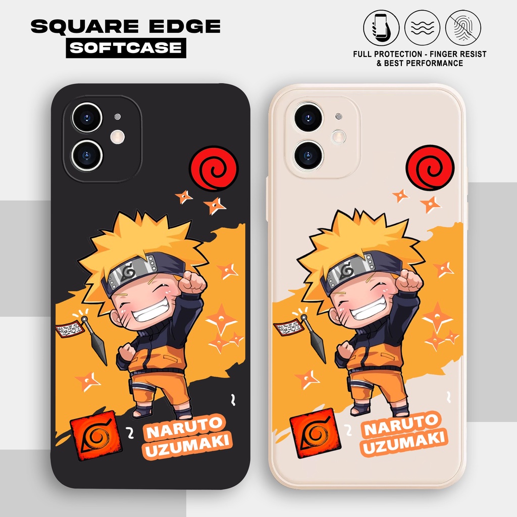 Case Infinix Smart 7 6 5 4 Note12 Hot10Play Hot9Play Hot10 Hot11 Hot10S Hot12Play Naruto CA525 Casing Silikon HP Motif Karakter Anime Pro Camera Hardcase Glossy