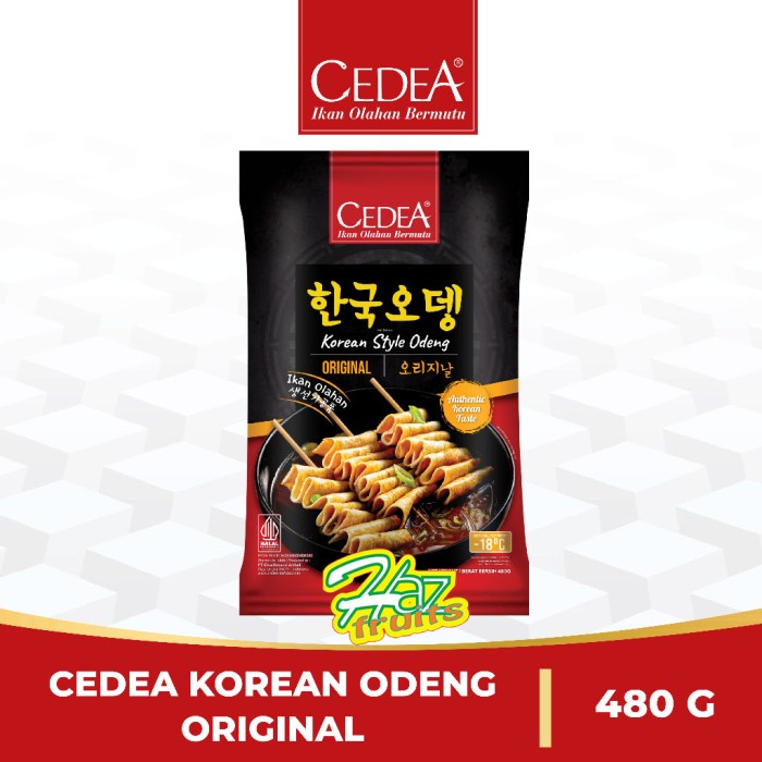 

CEDEA Korean Odeng Eomuk|Korean Fish Cake|Original 480 Gram