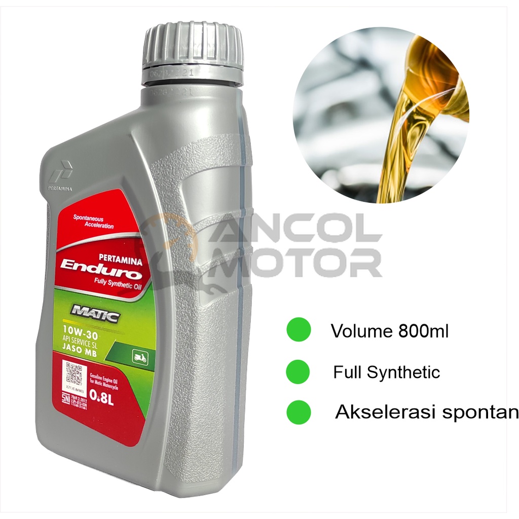 Enduro Matic 800ml 10w30 Oli Motor Matik 0.8L Universal Matic Mio Soul Beat Vario