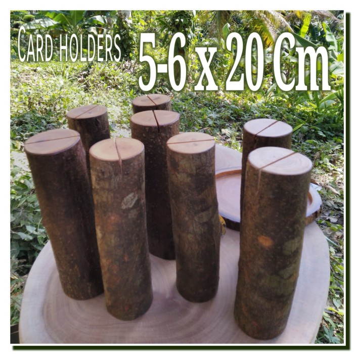 

Card holder 5-6 x 20 cm tempat kartu tinggi nomer meja table numbers 8