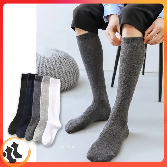 Kaos kaki paskibraka panjang selutut pria wanita dewasa kaus kaki selutut