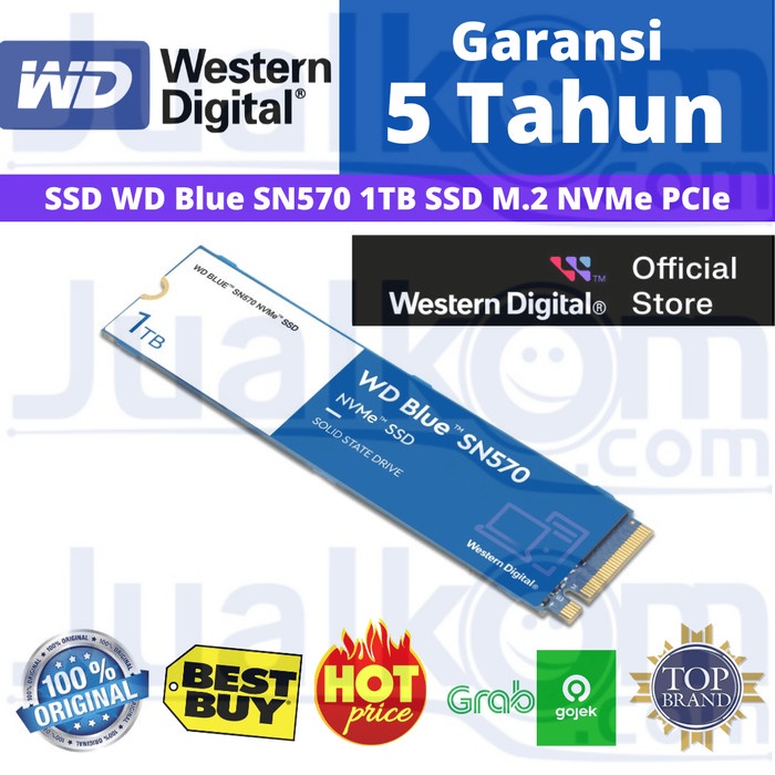 SSD WD Blue 1TB M.2 NVME WD Blue 1 TB SN570 NVME