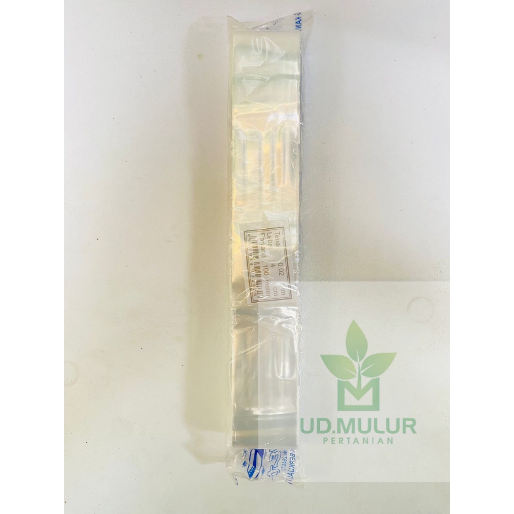 Plastik pembungkus buah atau gambas tebal 002 p 100 m L 4 cm