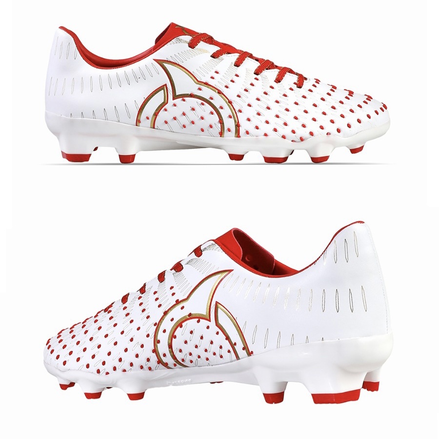 Sepatu Bola Sepak Bola Ortus OrtusEight Forte AEGON FG SE White/Ortred Original