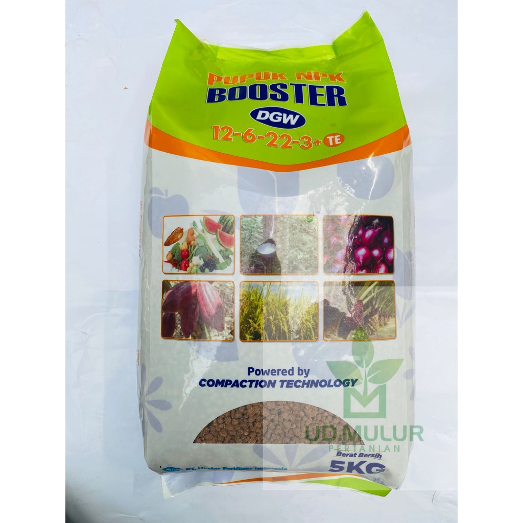 Pupuk Npk BOOSTER 12-6-22-3+TE isi 5kg dr DGW