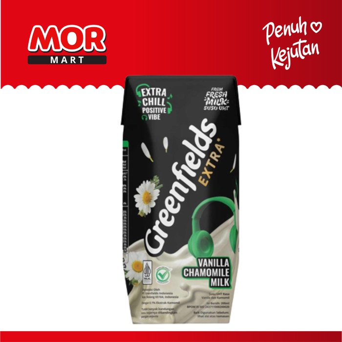 

GREENFIELDS UHT Vanilla Chamomile 200ml