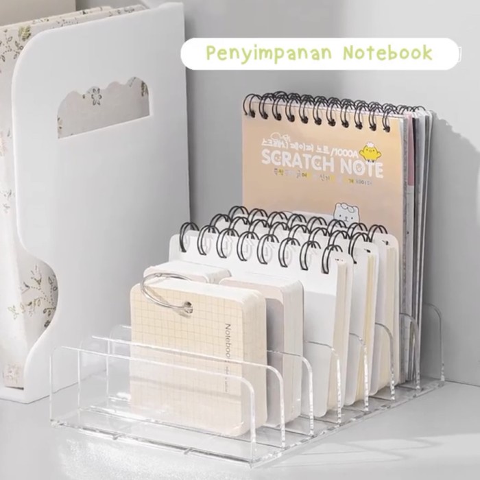 

Rak Sekat Akrilik Tempat Penyimpanan Makeup Organizer Premium Rapih