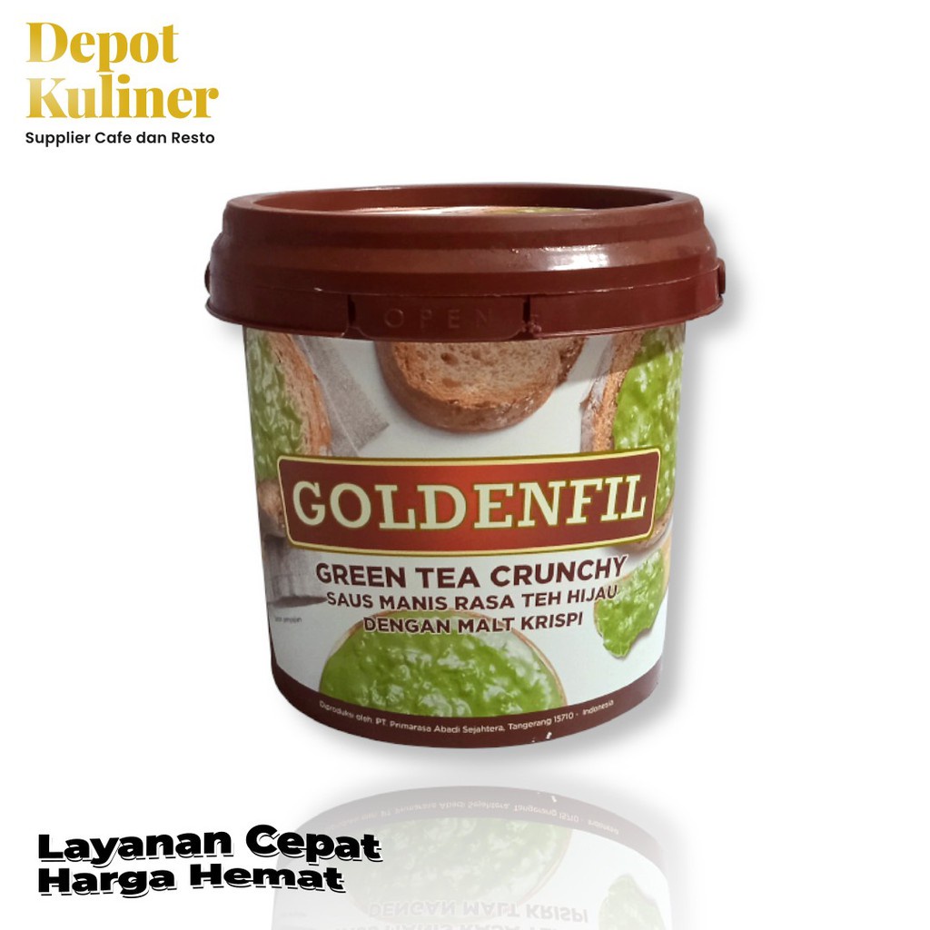 

Goldenfil Green Tea Crunchy 1 kg / Goldenfill Golden Fil Ocha Matcha Teh Hijau