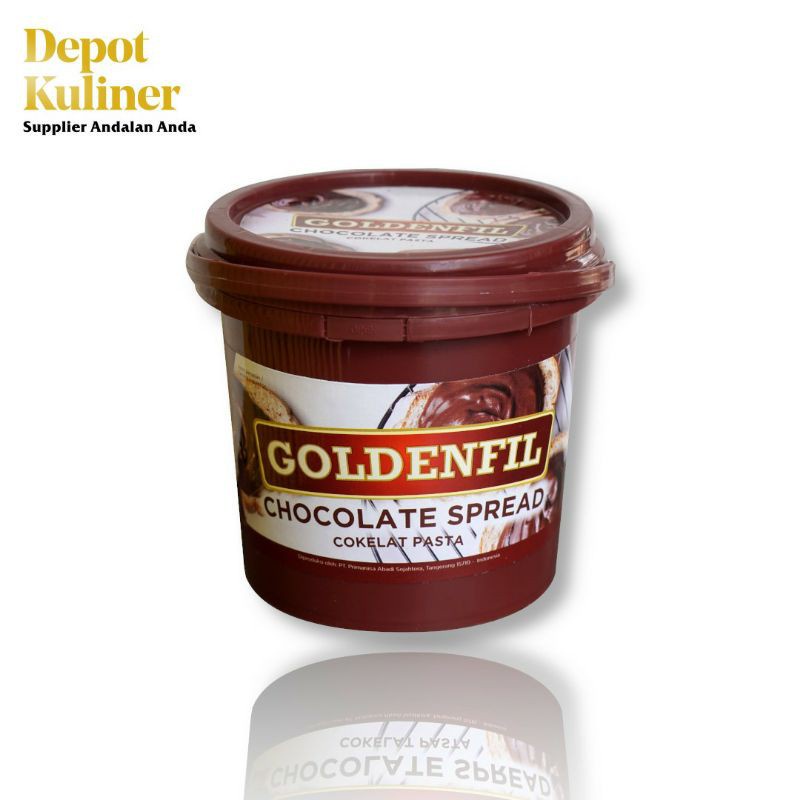 

Goldenfil Chocolate Spread 1 kg / Goldenfill Cokelat Golden Fil Selai Coklat Pasta 1KG