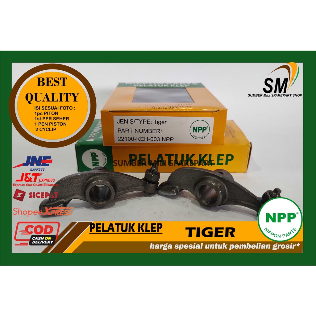 PELATUK KLEP/TEMLAR TIGER Gl Pro Neotech, Megapro, GL 125, GL Pro Original NPP PREMIUM