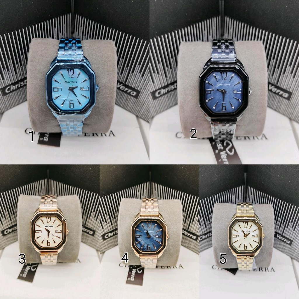[New Brand] Jam Tangan Wanita Christ Verra 71636 Analog [Garansi Resmi 1 Tahun]