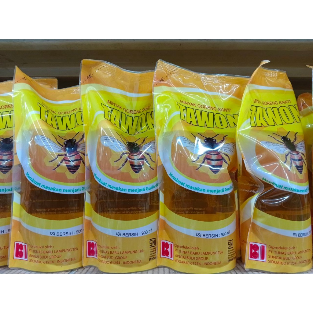 

Promo Minyak goreng Tawon 900ml Live