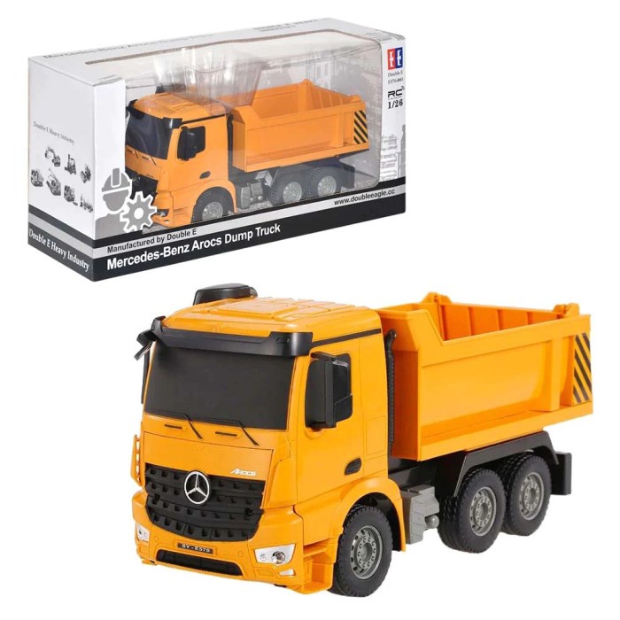 Double E Rc E570-003 Mercedes-Benz Dump Truck 1 26 Scale 2.4Ghz Toy And Hobby Collection Sipeduli