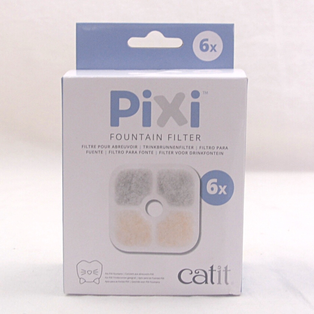 CATIT Filter Air Pixi Smart Fountain Replacement Filter 6pcs