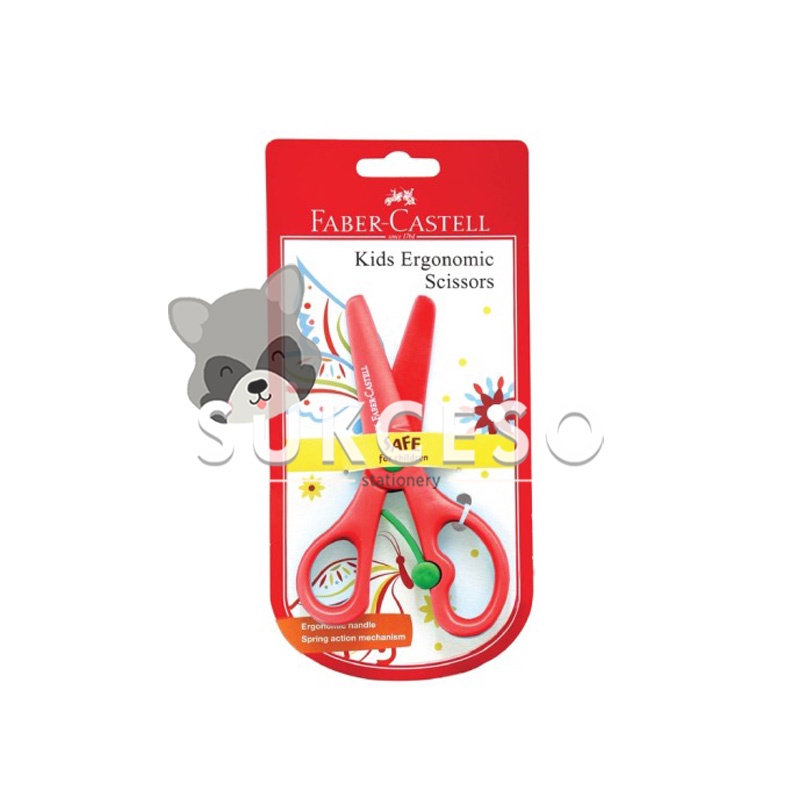 

Faber Castell Gunting Kids Ergonomic Cut Scissors Gunting Anak Aman