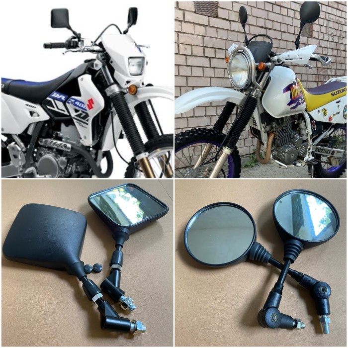 spion motor trail motocross adventure dual purpose model bulat & kotak - Sayap Motor