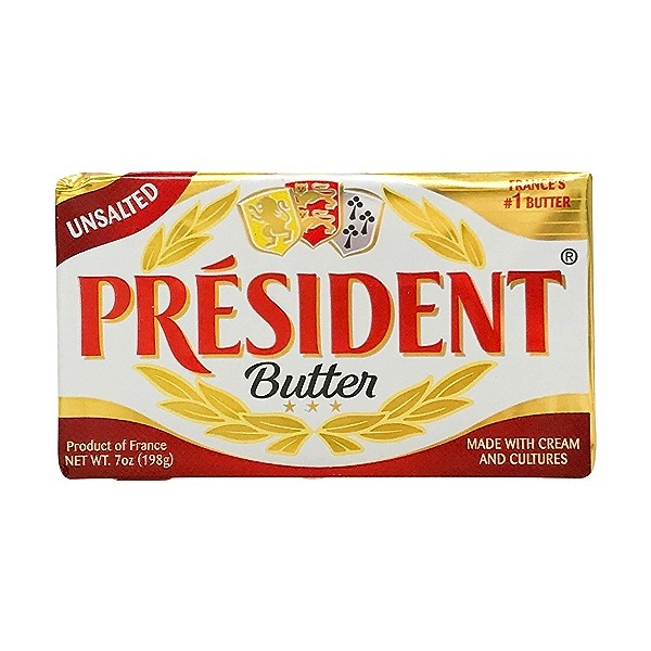 

President French Butter Unsalted 200gr