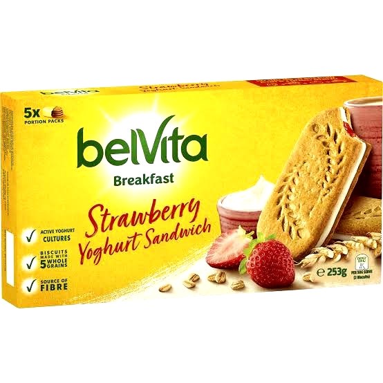 

Belvita Strawberry Yoghurt Breakfast Biscuits 5 Pack Impor
