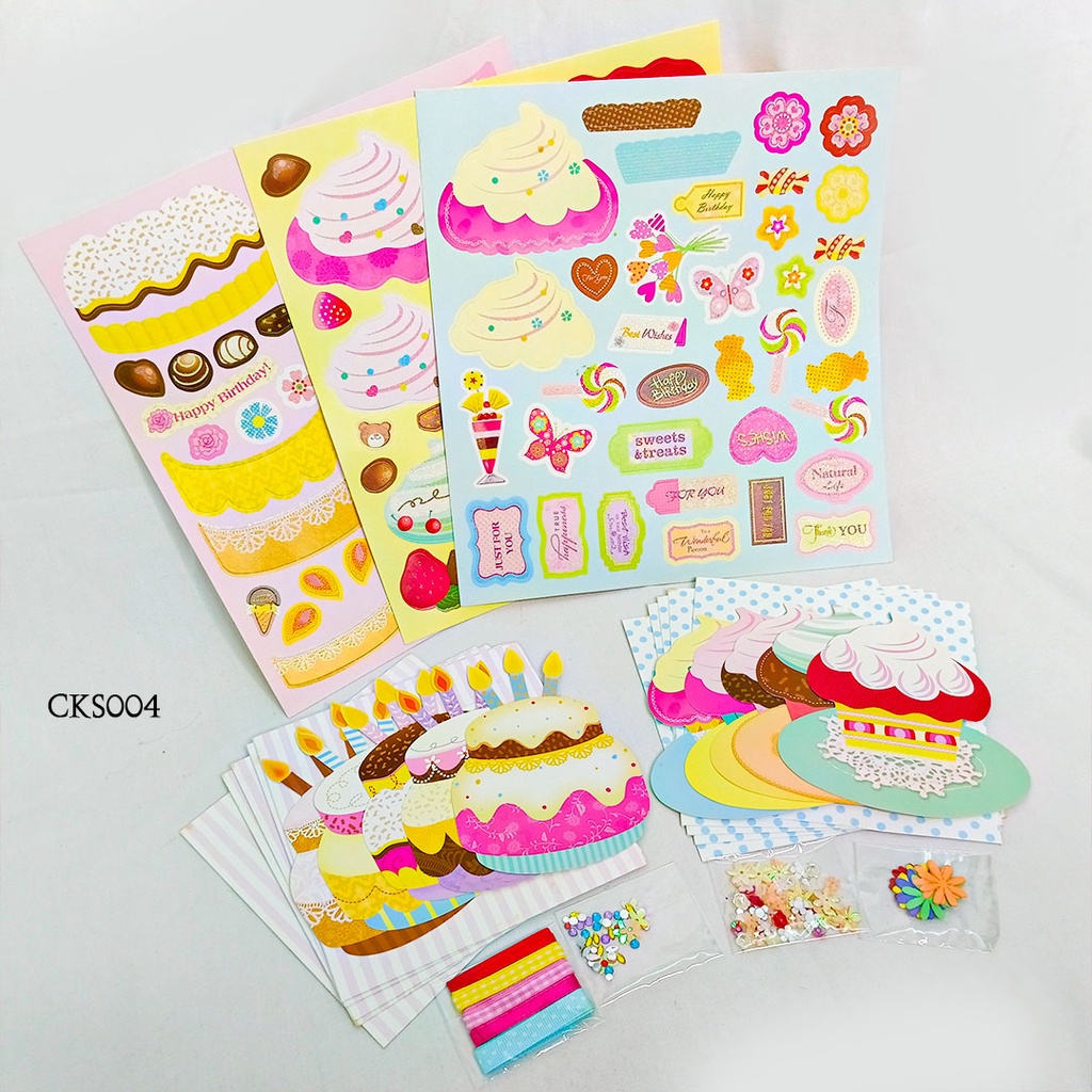 

Journaling Scrapbook Mail Sticker Colorfull Paper Premium CKS002