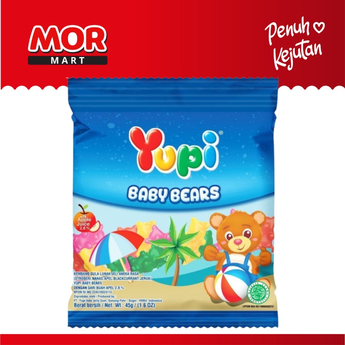 

YUPI Gummy Candies Baby Bears 45g