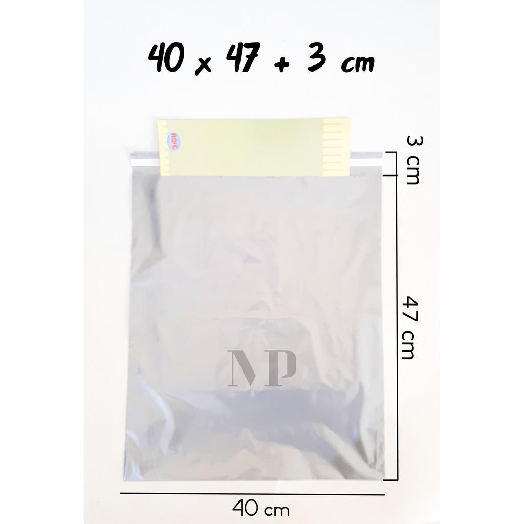 

RB Plastik Polymailer Silver 40 x 47 cm isi 100 pcs Packing Online Shop Kantong Lem Seal Amplop