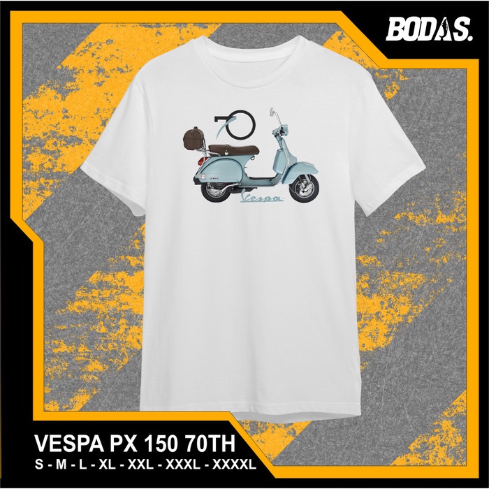 KAOS DISTRO OTOMOTIF MOTOR VESPA PX 150 SERIES