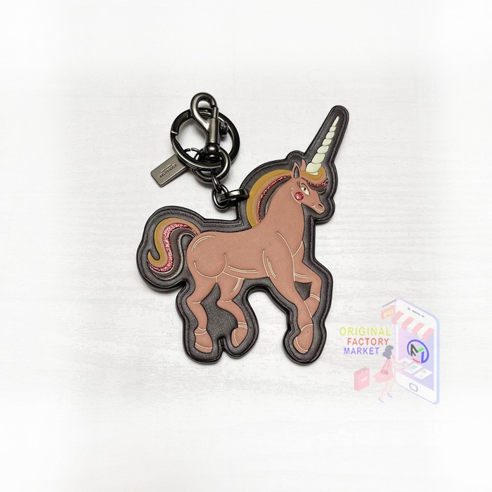 GANTUNGAN COACH Charm 79768 KEYCHAIN Unicorn Bag Charm ORIGINAL Bs
