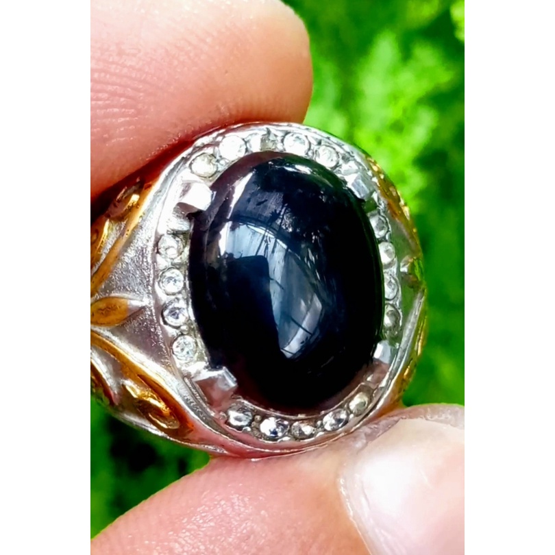 Black Obi bacan obi hitam kristal size kantoran