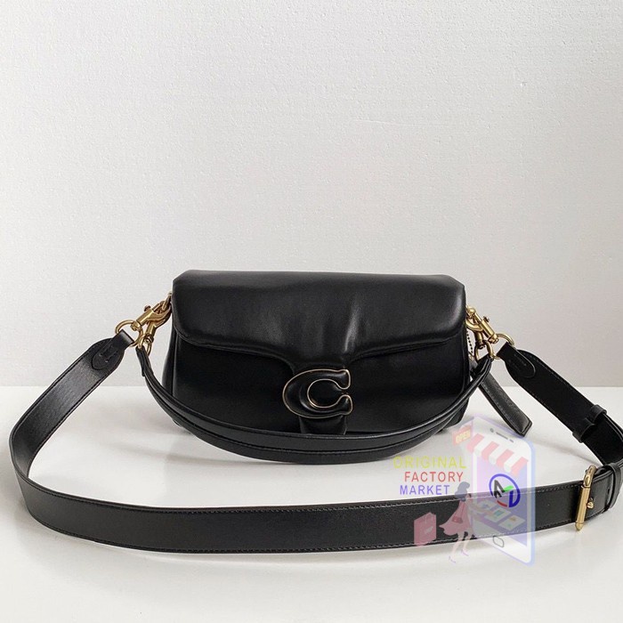 TAS C0ACH 0772 Tabby Pillow Shoulder Bag 26 Black ORIGINAL Bs