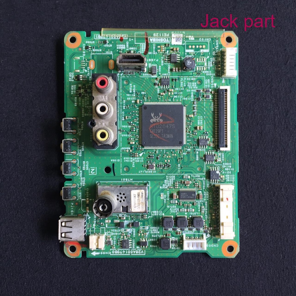 MB - MAINBOARD - MESIN TV TOSHIBA 32P1400VJ - 32 P 1400 - 32 P - 32P - 32 - VJ