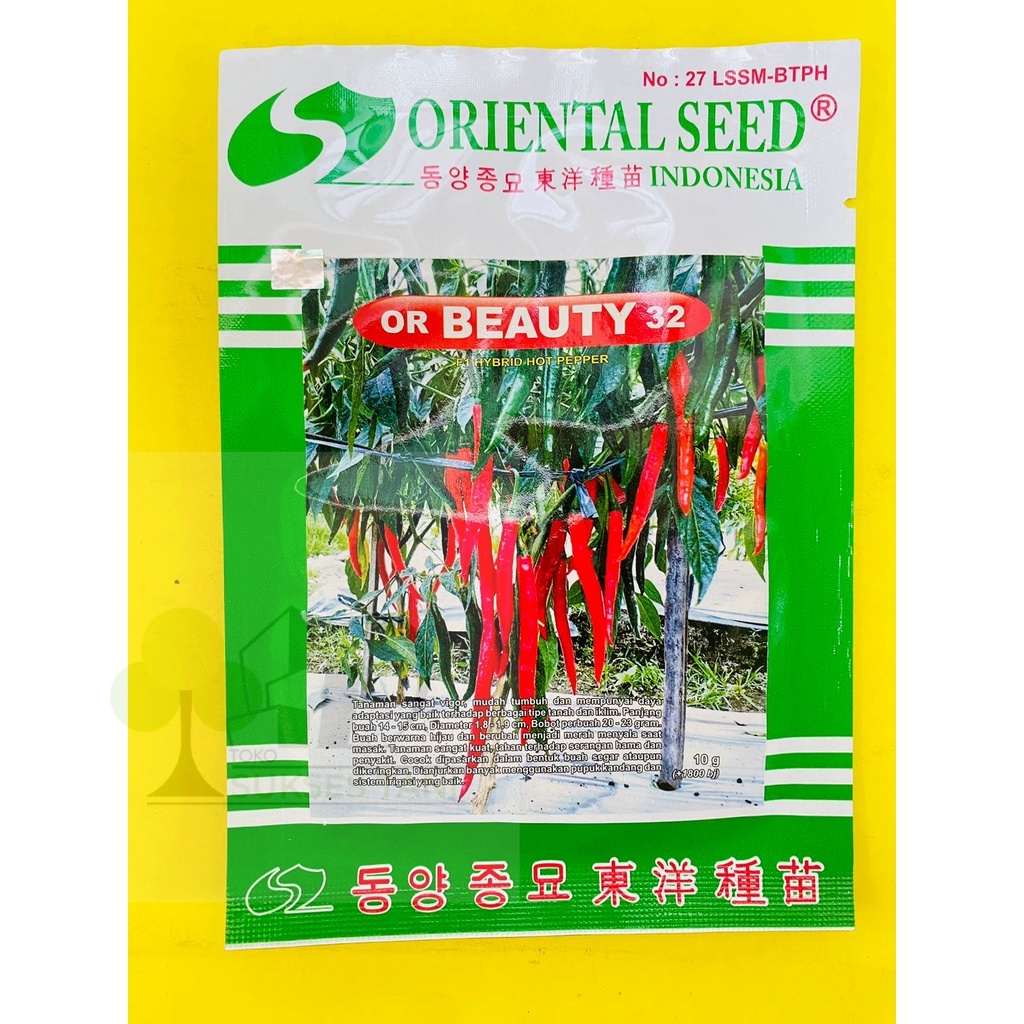 Terlaris Benih cabai besar f1 or BEAUTY 32 isi 10gr dari ORIENTAL SEED