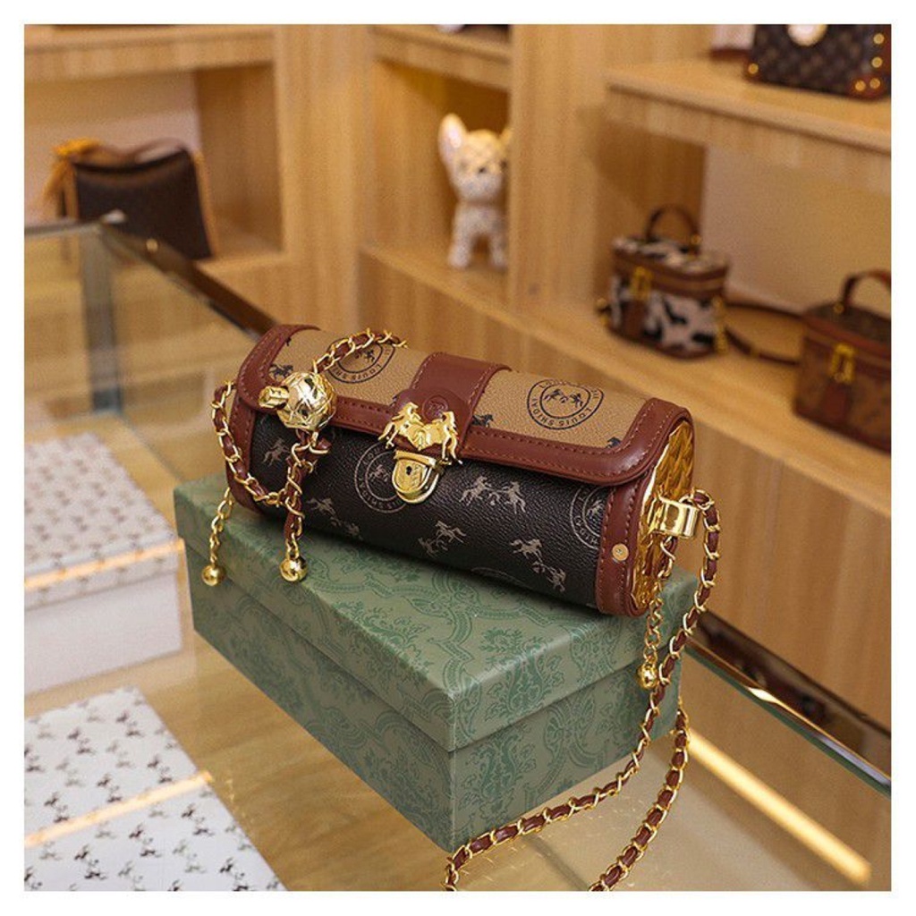 Tas Selempang Wanita Import Kecil Mini Muat HP  Kondangan Pesta Tali Rantai Terbaru 2023 Aesthetic E