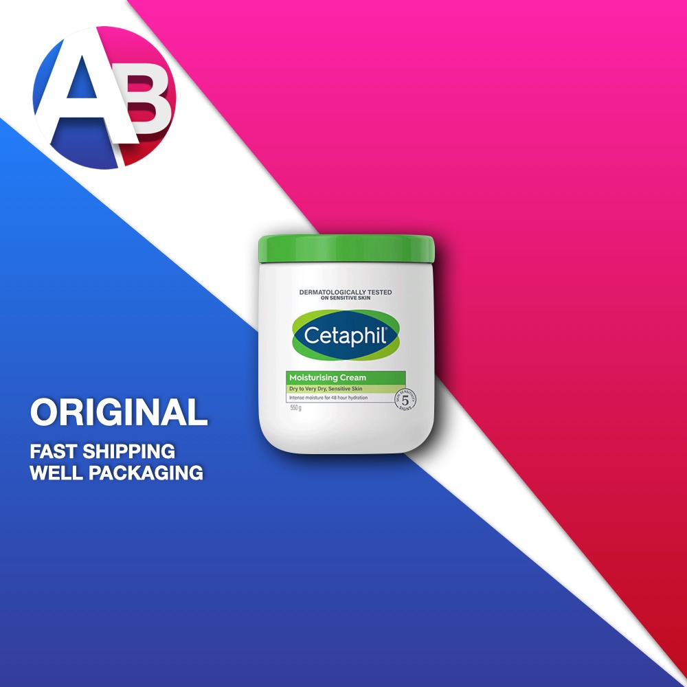 Cetaphil Moisturizing Cream 550g - Krim Pelembab Asli ❤ Kulit Terawat dengan Cinta ❤