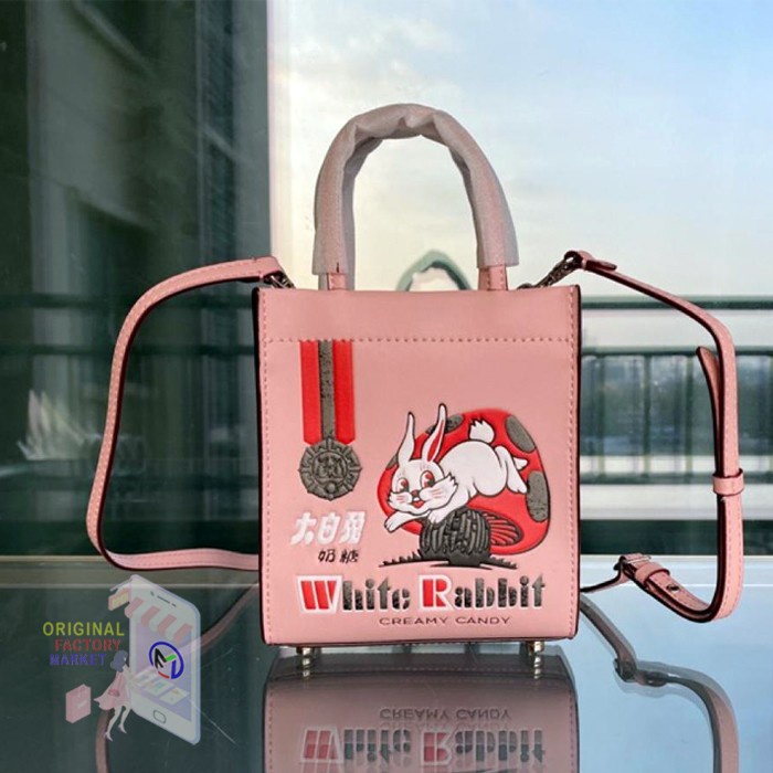 TAS CG274 MINI CASHIN TOTE BAG WITH RABBIT PRINT  Bs